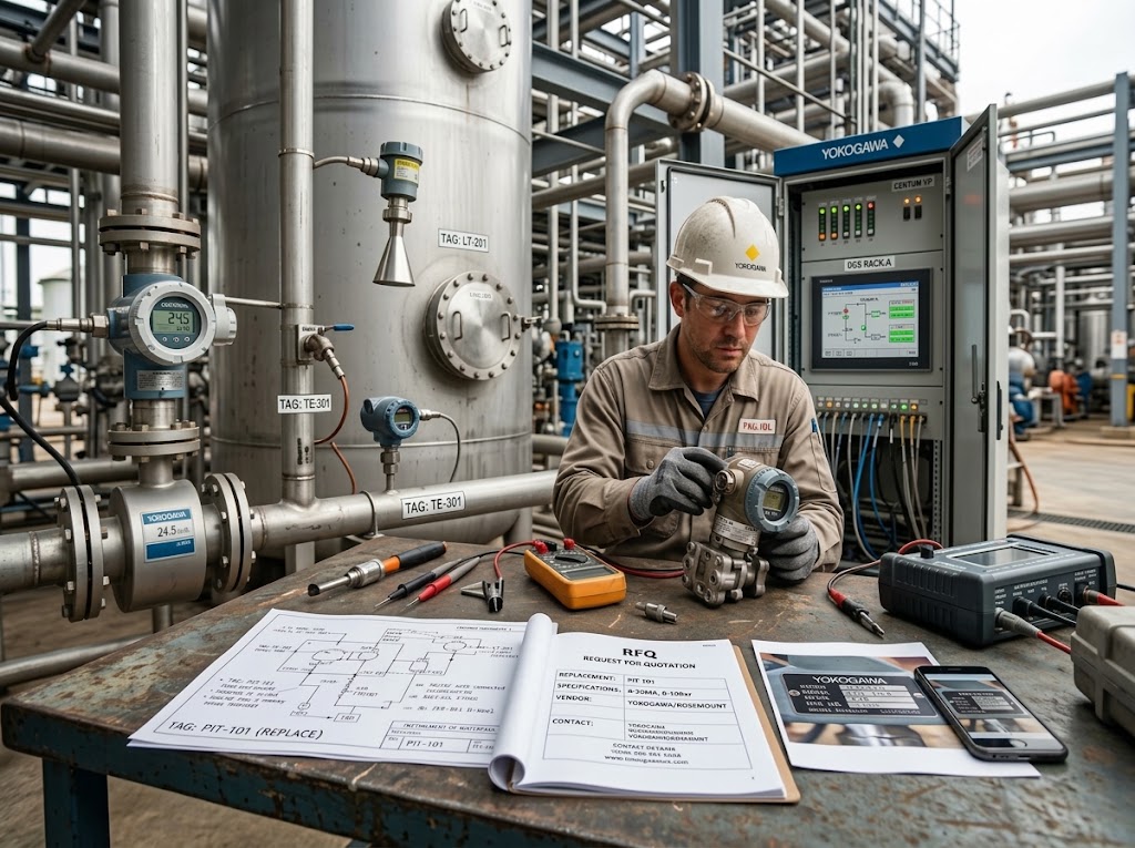 Industrial Instrument Replacement: A Practical MRO Guide for Pressure, Flow, Level & Temperature Instruments