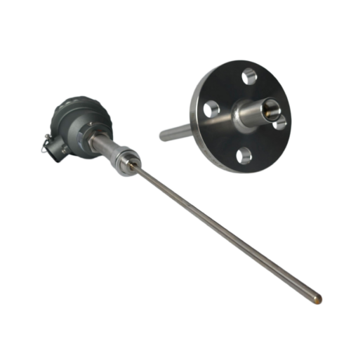 WZGPK-53-P2AJ150G-M-2AM20 Mineral Insulated Sheathed Pt100 RTD Temperature Sensor with Cast Aluminum Junction Box and Adjustable Compression Fitting