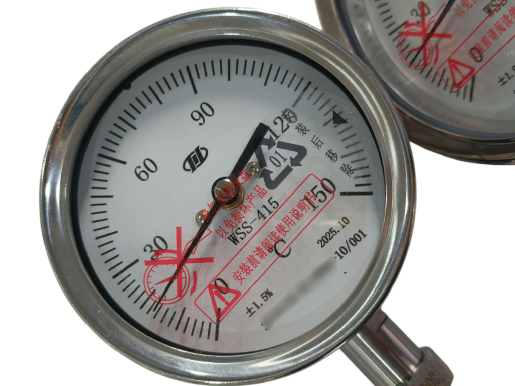Chongqing Chuanyi Bimetallic Thermometer WSS-415-P0-150-6A100-AM20