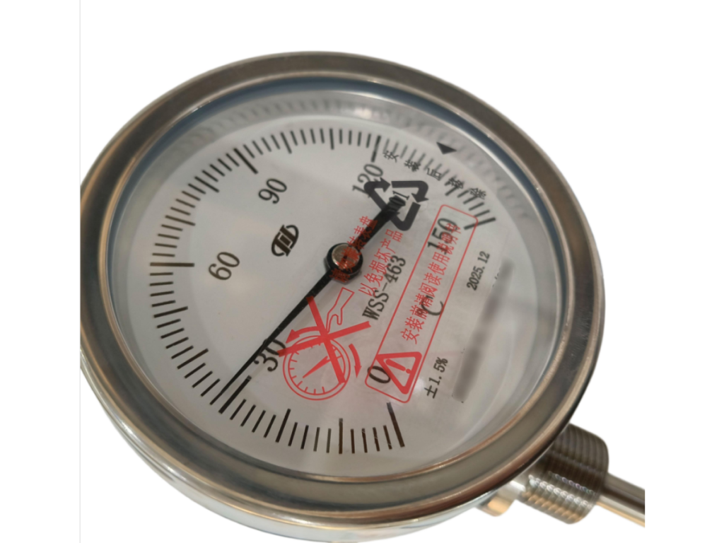 Chongqing Chuanyi Bimetallic Thermometer WSS-465-P0-150-6A100-AM20