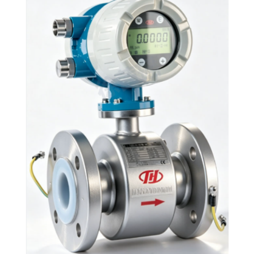 MFE Series High Precision Electromagnetic Flow Meter with Flanged Connection and Digital LCD Transmitter