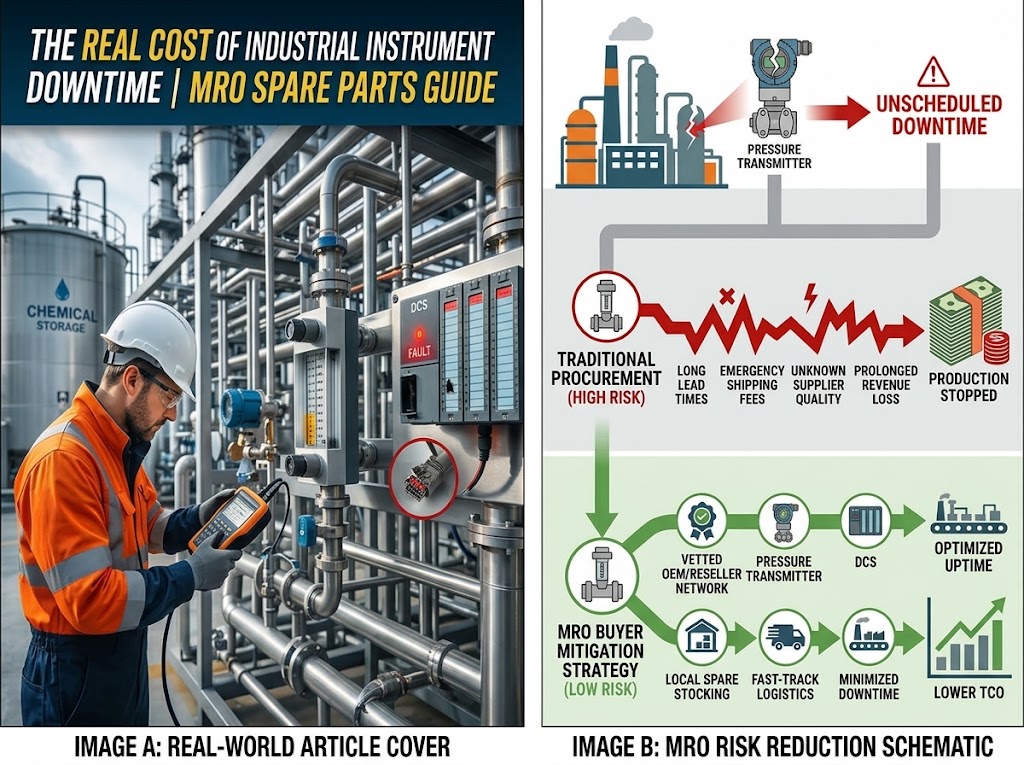 The Real Cost of Industrial Instrument Downtime: Why MRO Buyers Should Stop Choosing Spare Parts by Price Alone