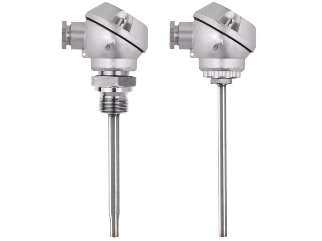 JUMO HEATtemp screw-in RTD temperature probe for heat meter
