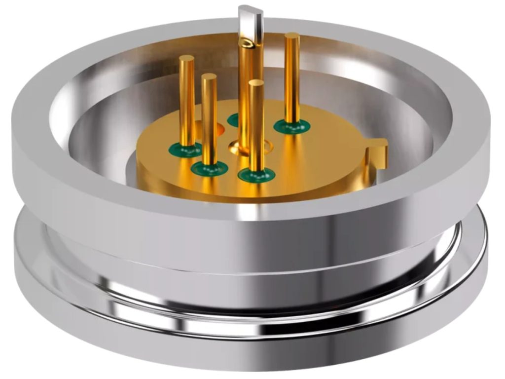 digital pressure measuring cell rear and front view